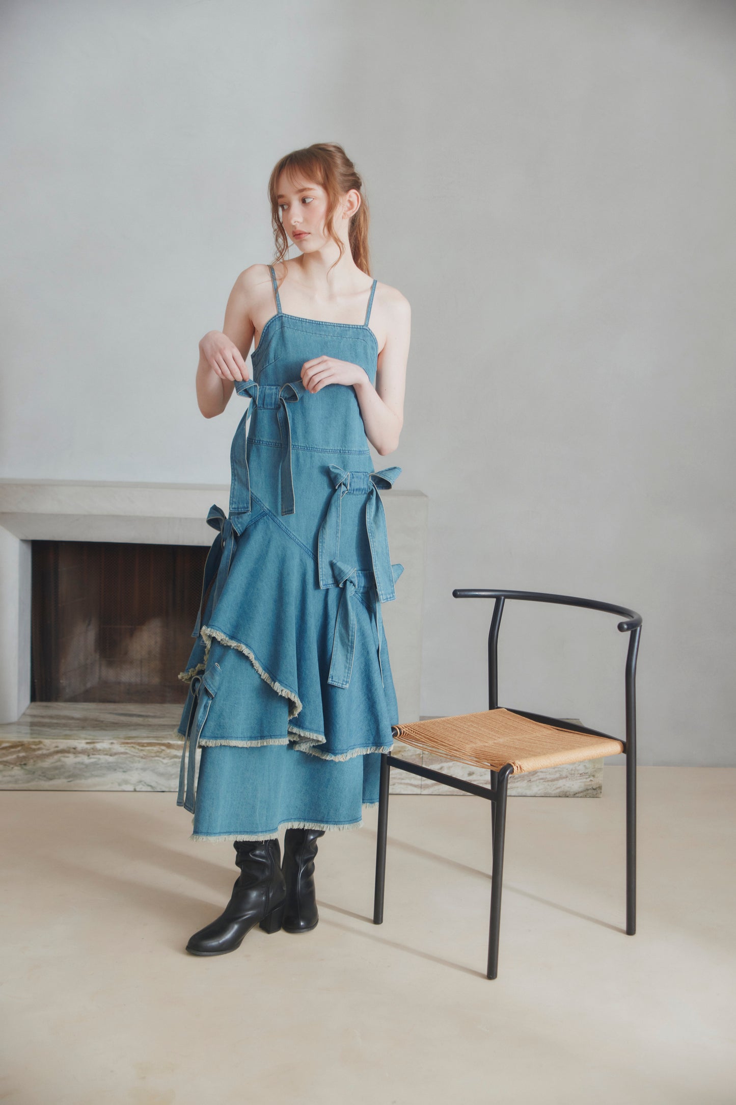 Contour Denim Dress