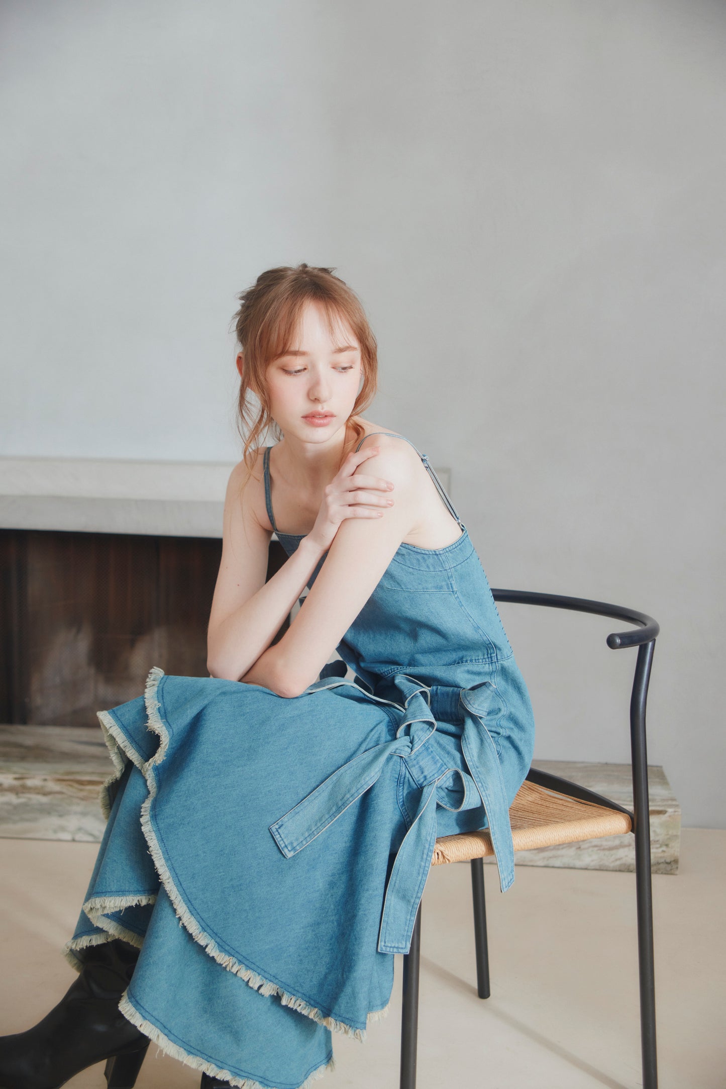 Contour Denim Dress