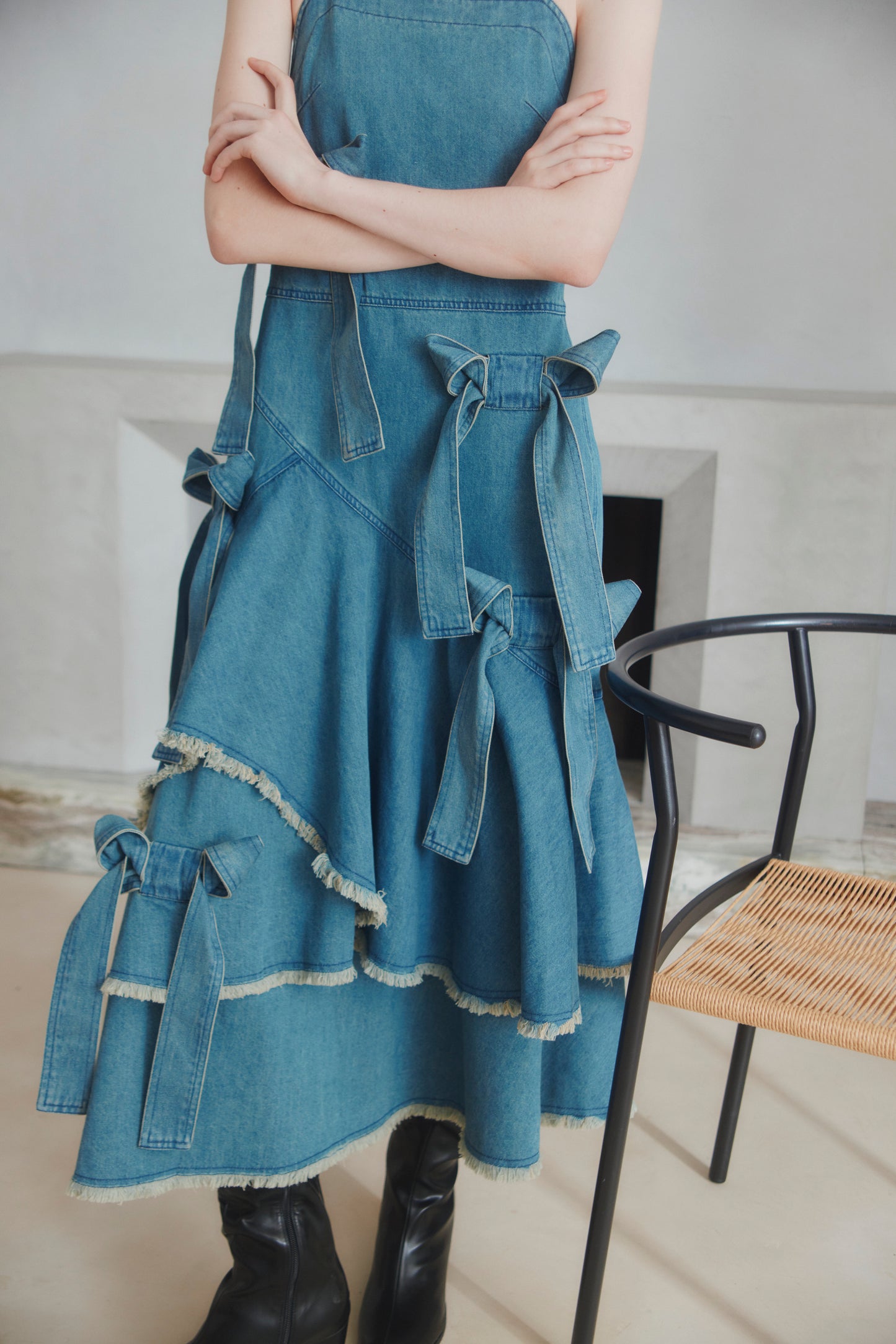Contour Denim Dress
