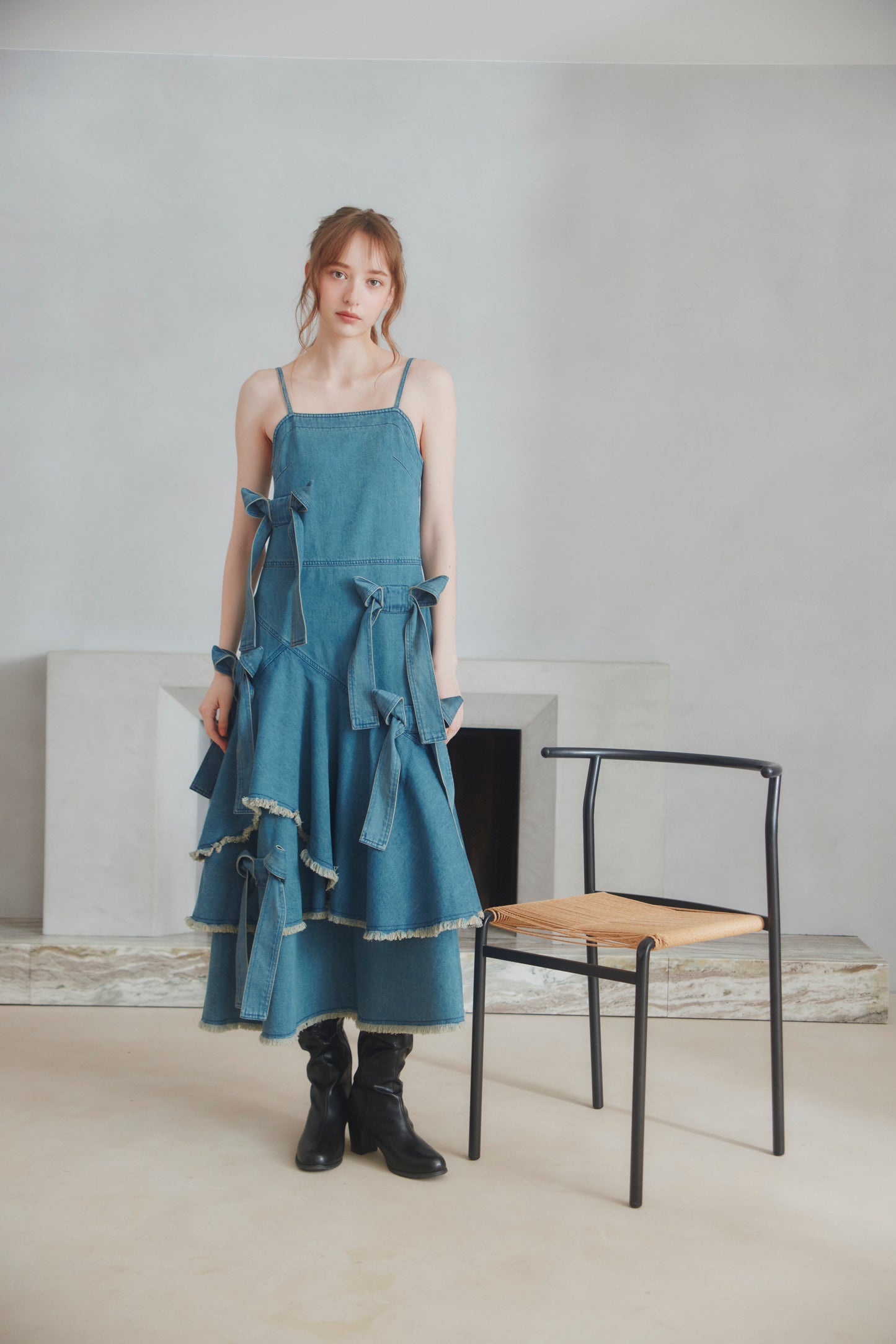 Contour Denim Dress