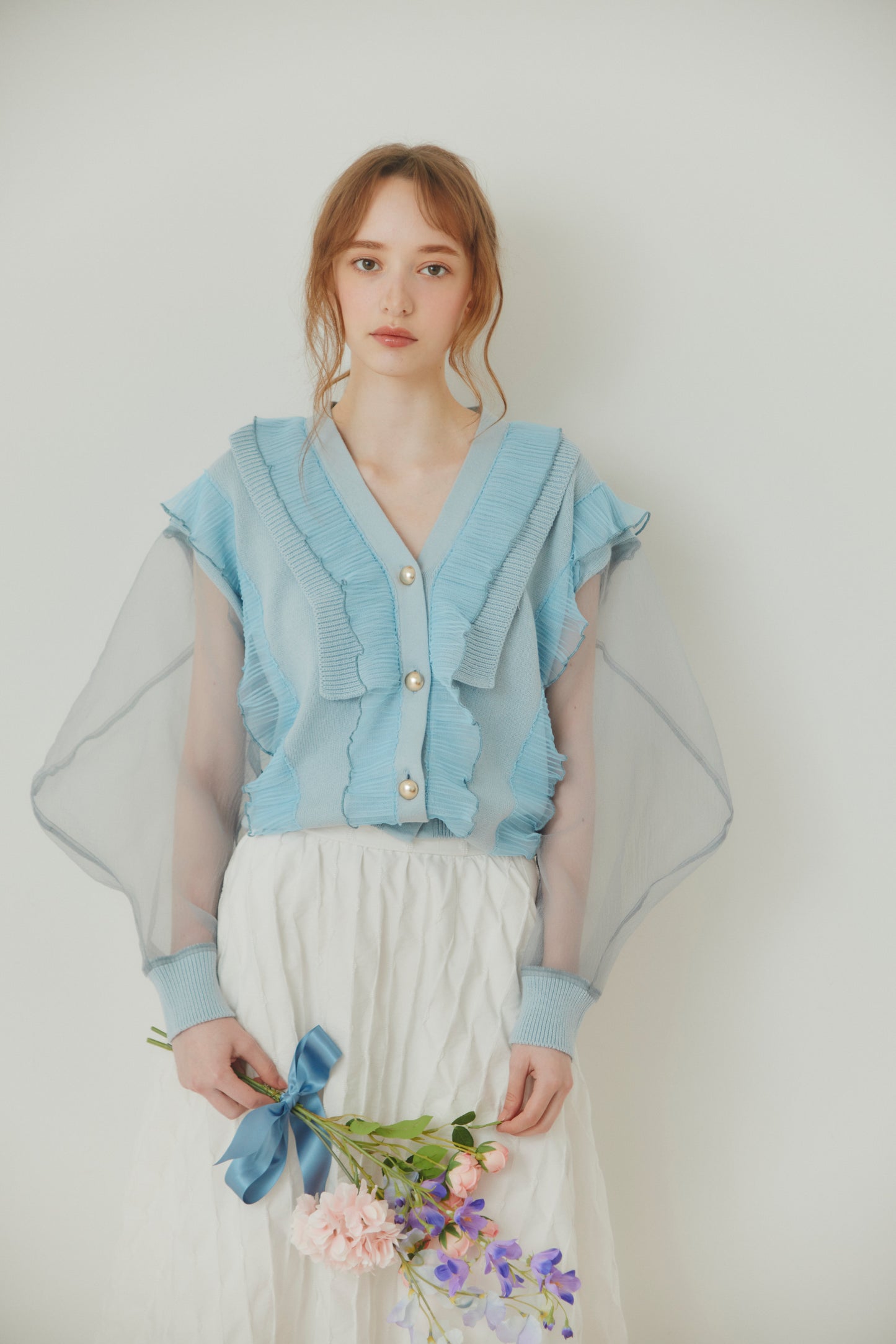Veil Frill Cardigan