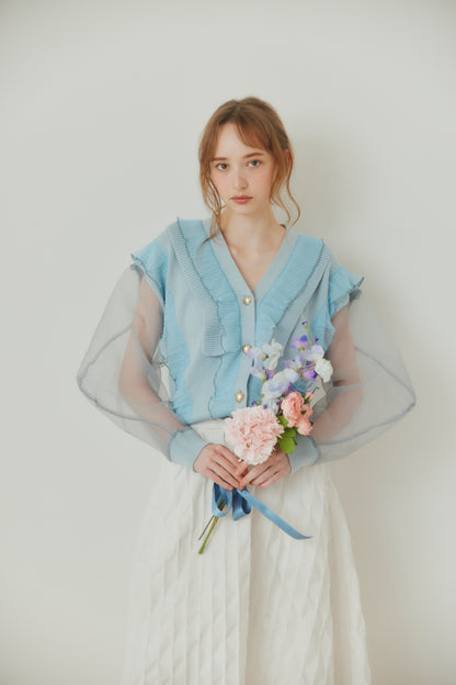 Veil Frill Cardigan