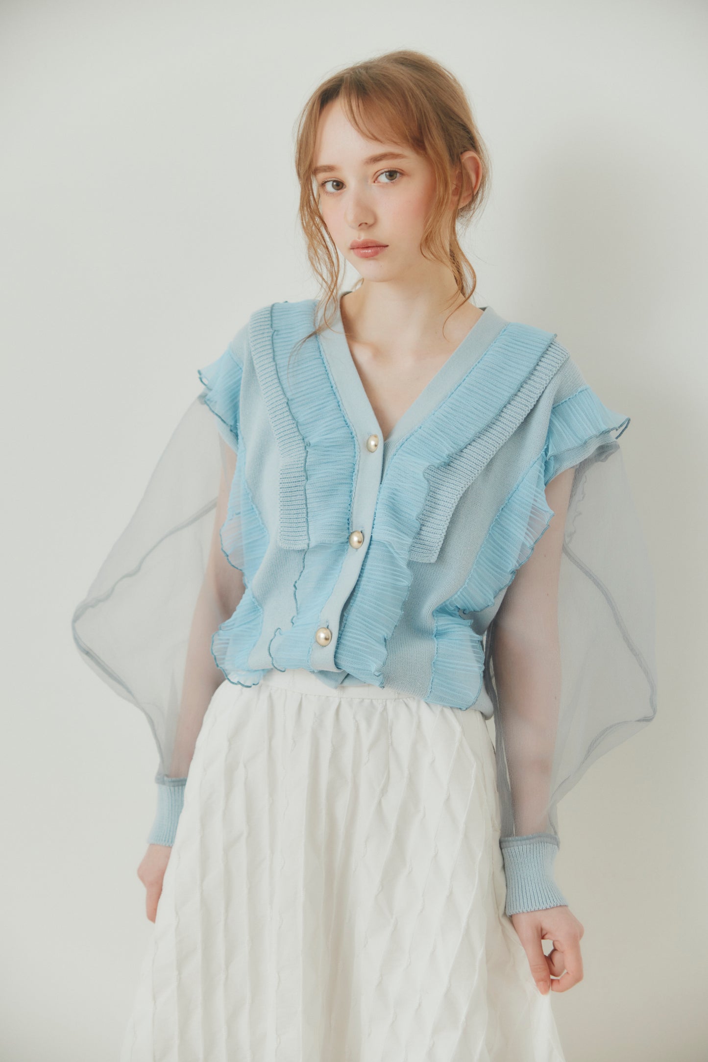 Veil Frill Cardigan