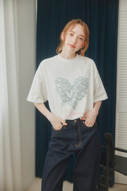 Trace Heart Tee