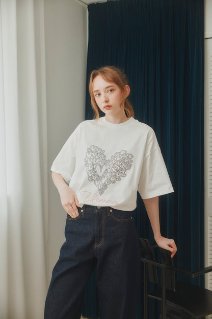 Trace Heart Tee