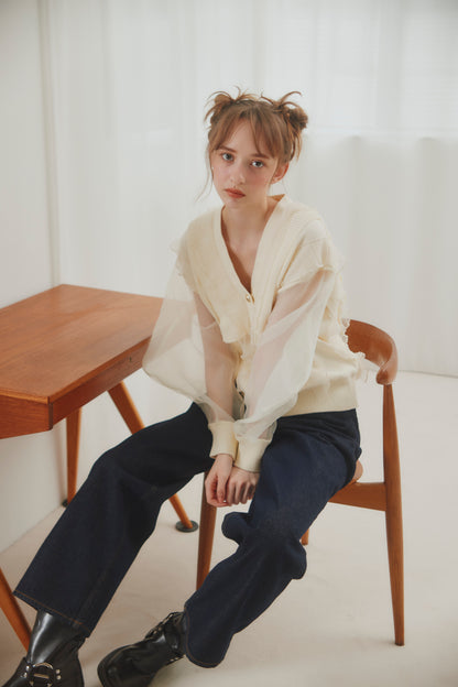 Veil Frill Cardigan